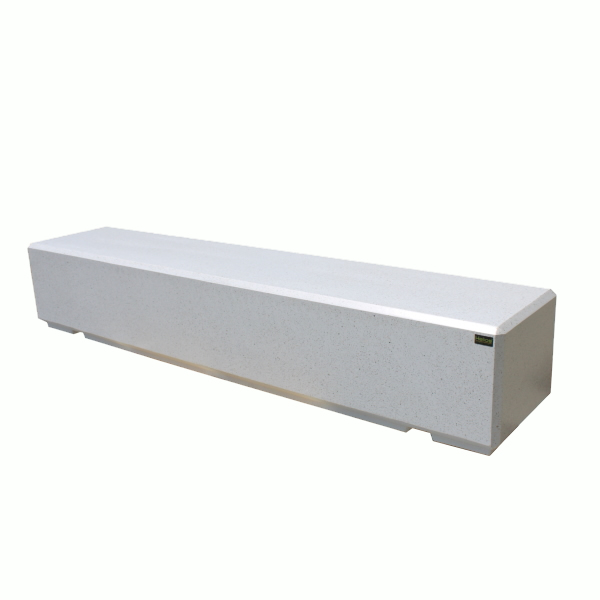 Panchina Lithos in graniglia di marmo
